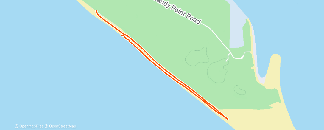 Карта физической активности (Afternoon Run)