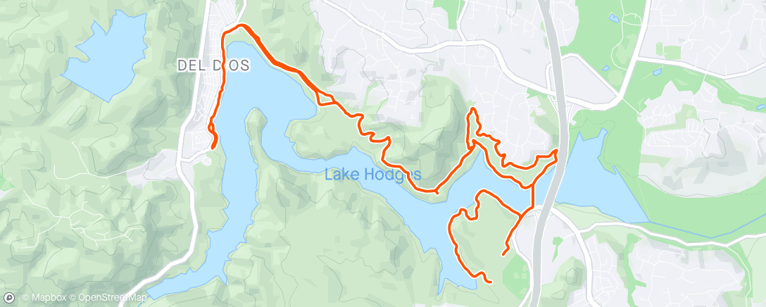 Map of the activity, Evening Ride ☀️