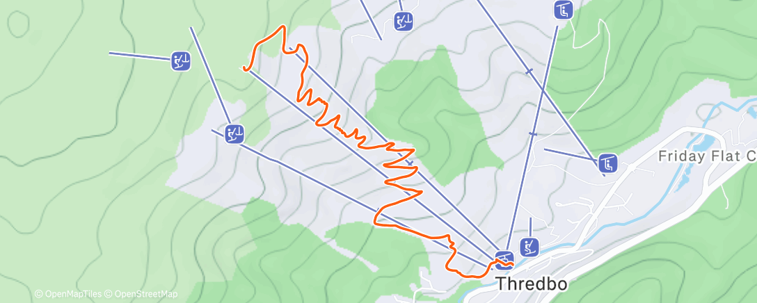 Map of the activity, Afternoon Ride