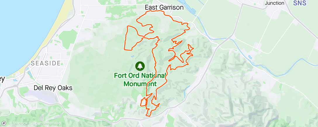 Map of the activity, LTGP Sea Otter Classic; 18th 🦦