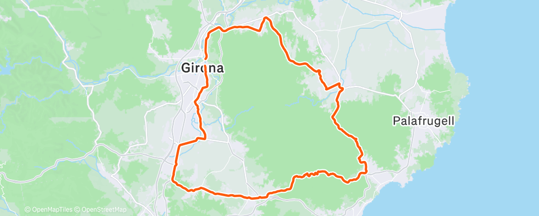 Карта физической активности (Cycling)