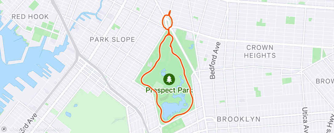 Map of the activity, touching grass