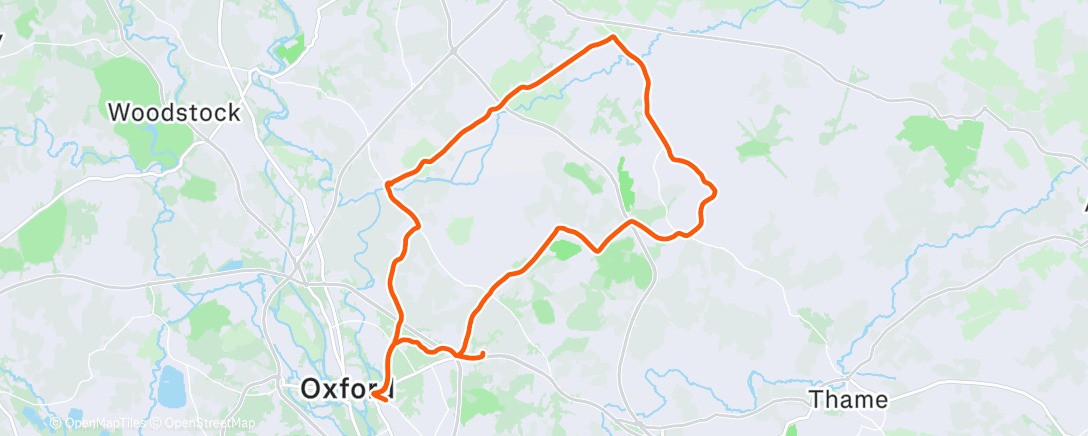 Map of the activity, Morning Ride