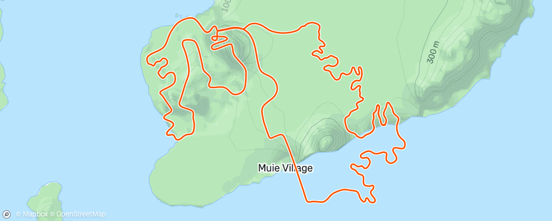 Mapa da atividade, Zwift - Downtown Titans in Watopia