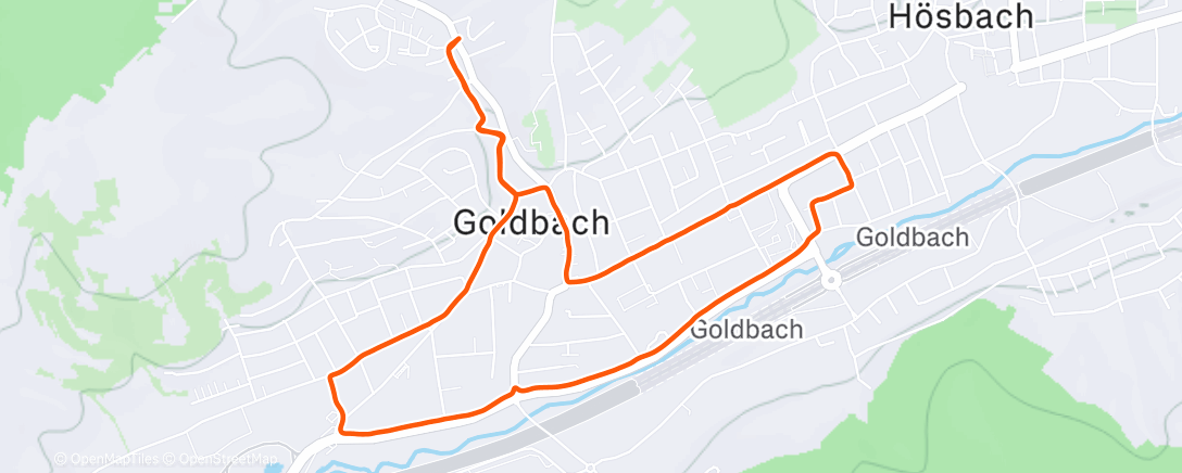 Карта физической активности (Abendlauf)