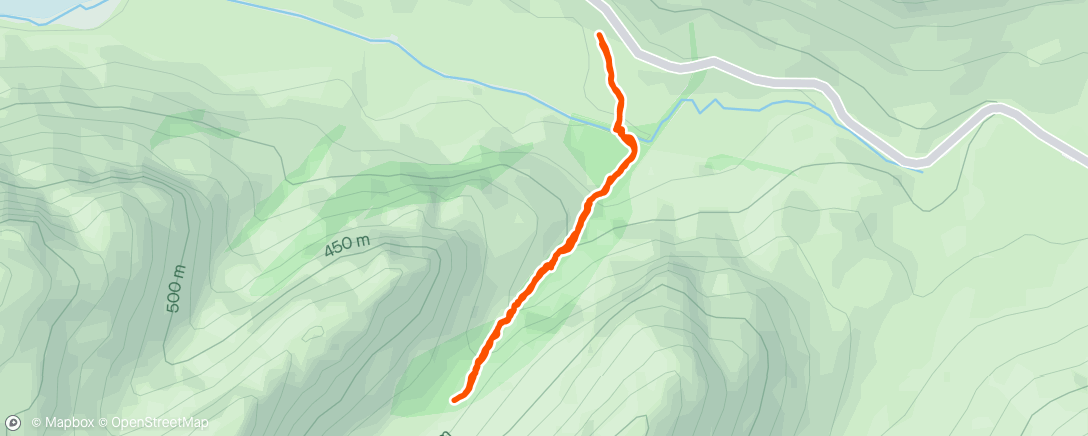 Mapa da atividade, Lost Valley Hike
