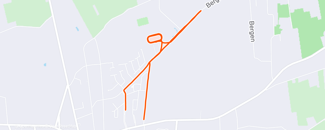 Map of the activity, Trenara Duurloop