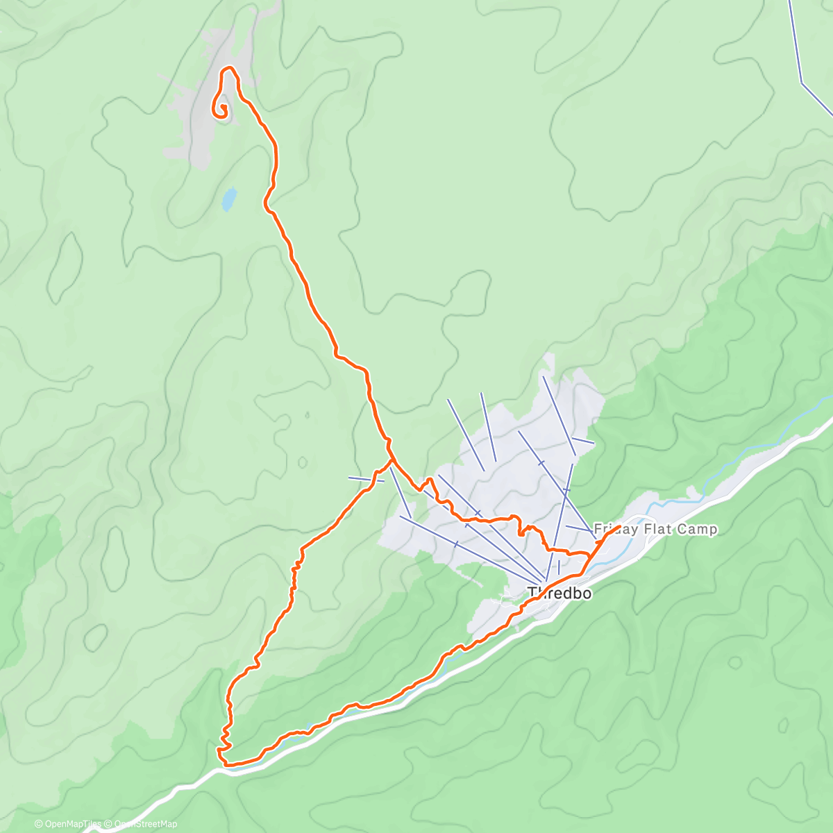 Карта физической активности (Morning Run)