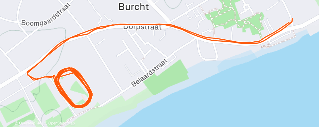 Peta aktivitas, Avondloop