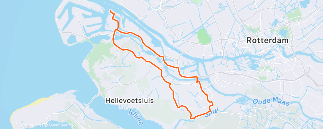 Map of the activity, Morning Ride