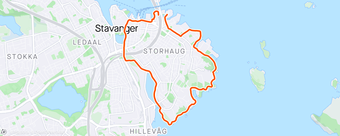 Mapa de la actividad (Stv. Ø)