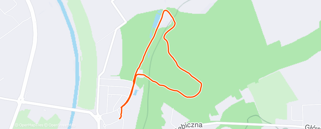 Map of the activity, Afternoon Walk
