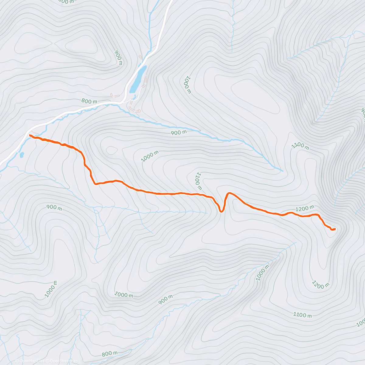 Map of the activity, 2nd annual Slide in a December snowstorm