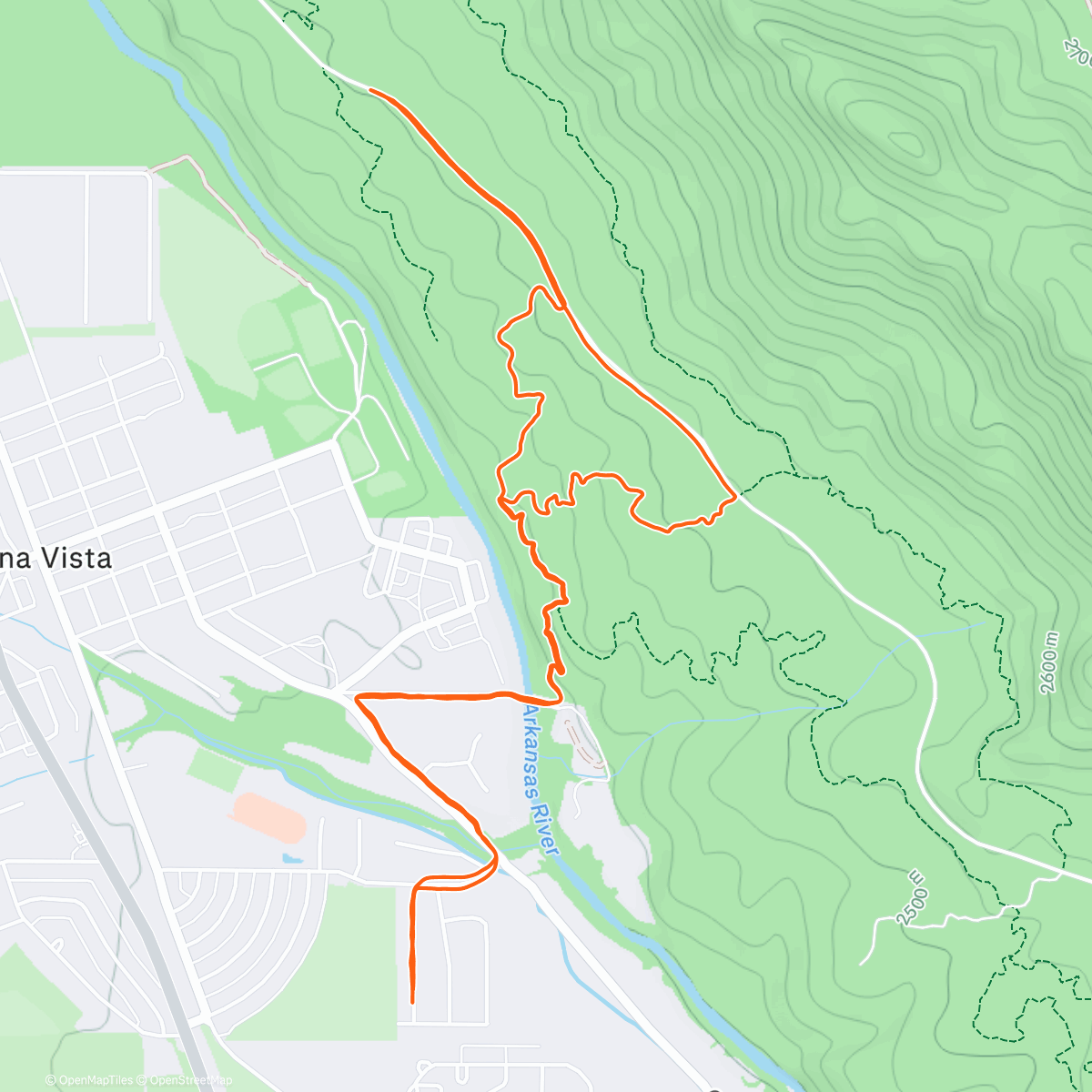 Mapa de la actividad (Post drive full moon wiggles with Indie)