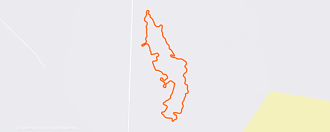 Map of the activity, 90min endurance ride 🚴✨