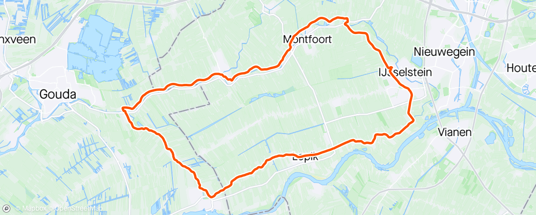 Map of the activity, Gent Wevelgem Weer