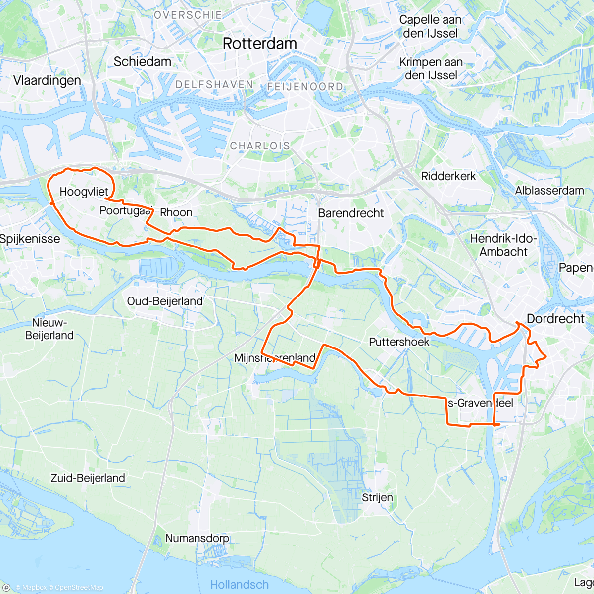 Map of the activity, Woon- werkverkeer