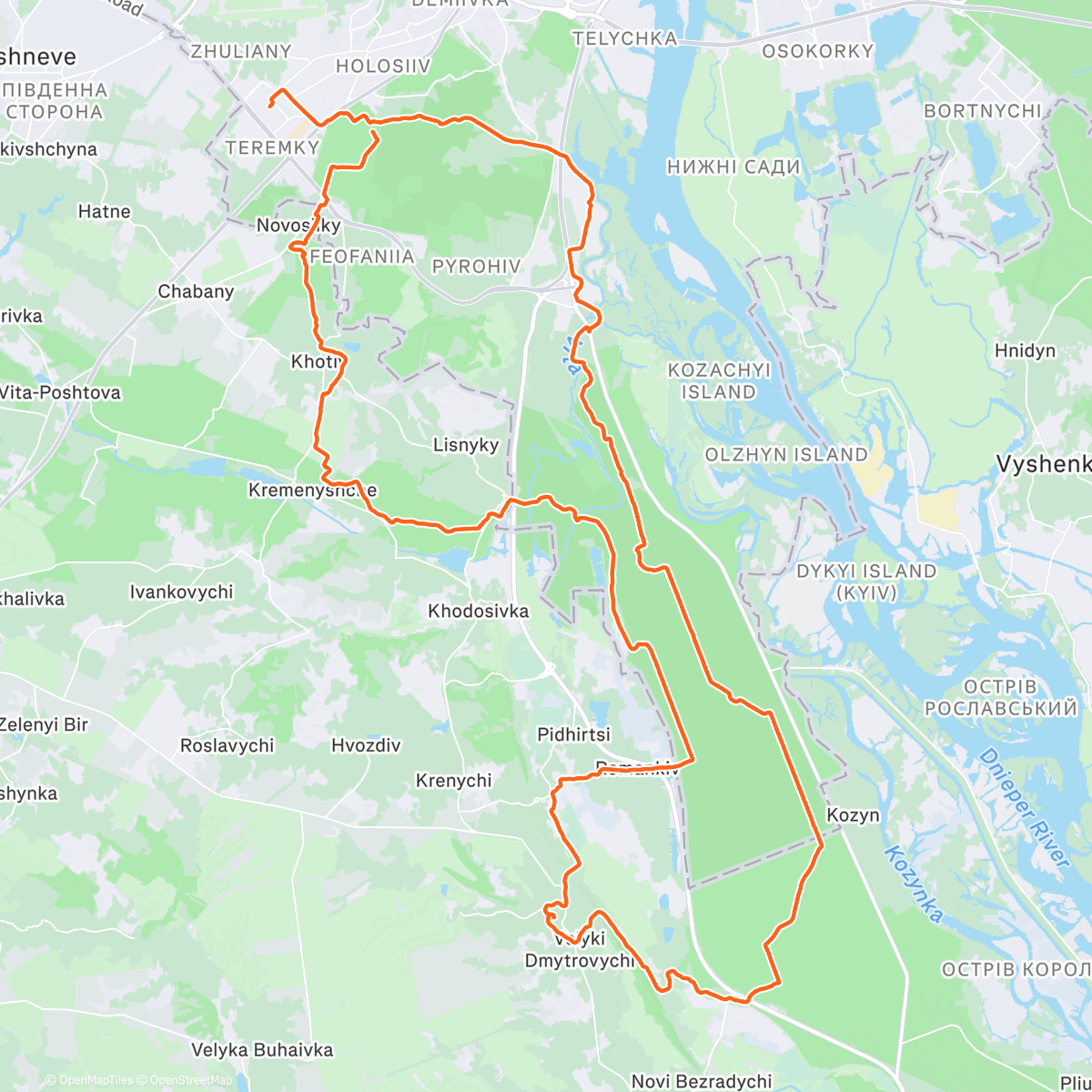 Map of the activity, Фермерській гастротур.