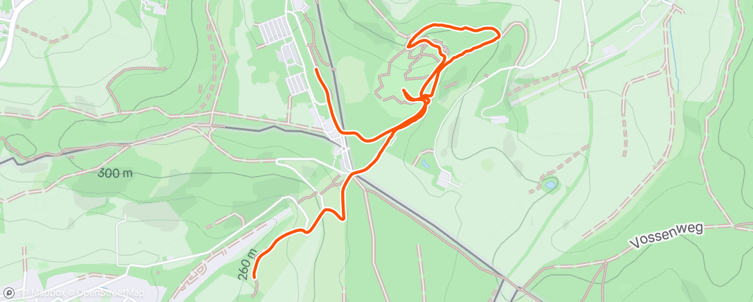 活动地图，Ochtendrit op mountainbike