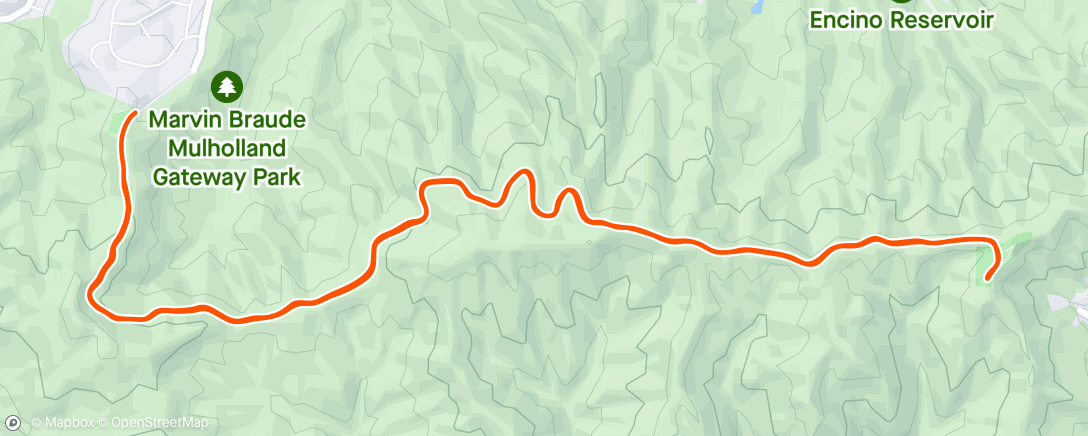 Mapa de la actividad (Afternoon Trail Run)