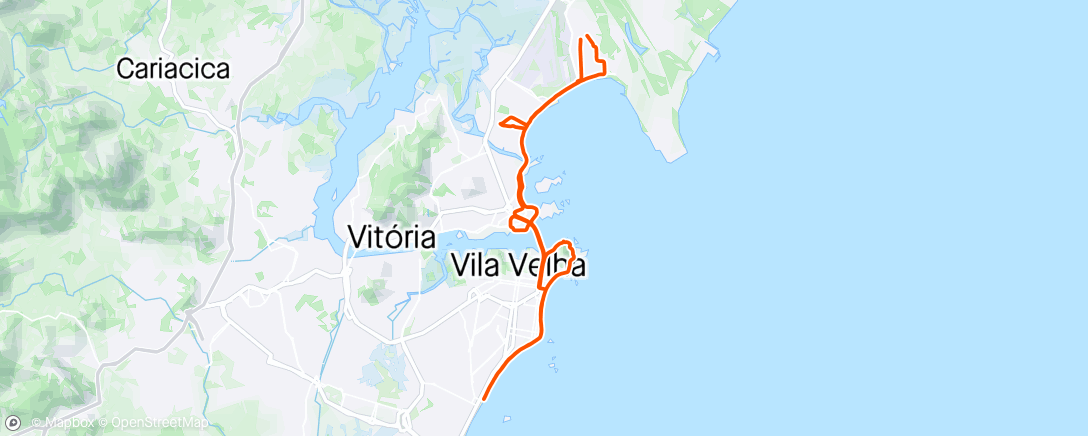 Kaart van de activiteit “Vila Velha  com Neyder”