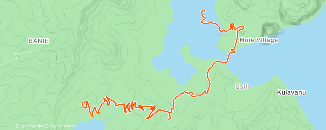 Map of the activity, Zwift - Intervaller I3/4 on Tour of Fire and Ice in Watopia