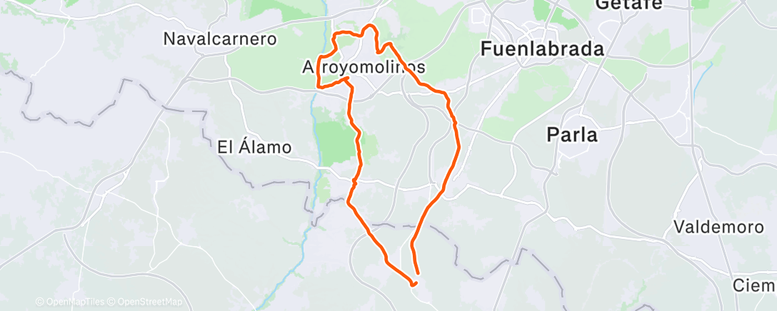 Map of the activity, Express con David y Julián