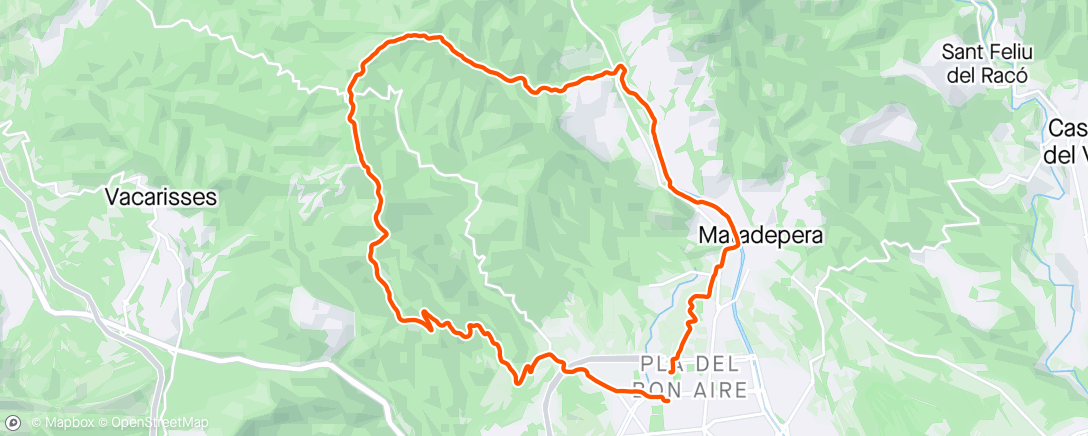 Map of the activity, Estirando 🦵🦵con el Monegrino