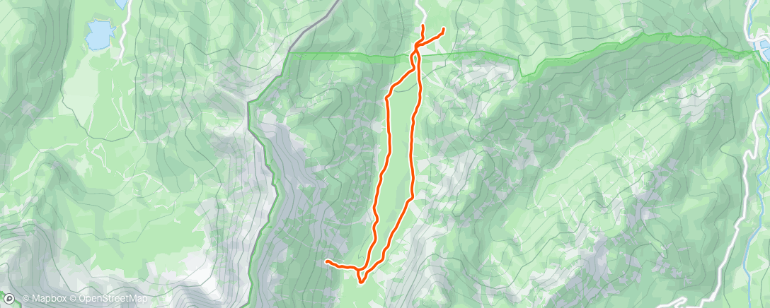 Map of the activity, Morning Run