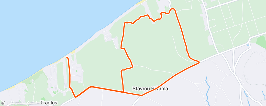 Map of the activity, One last sunset