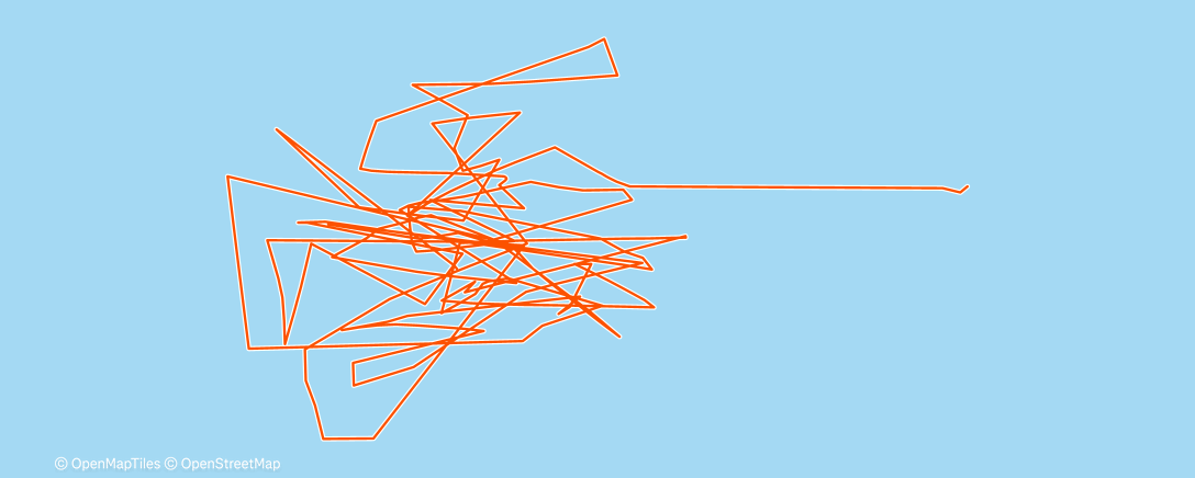 Map of the activity, Ocean Beach