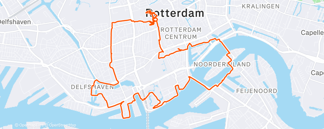 Mapa de la actividad (Rondje Rotterdam met moeders 👯)