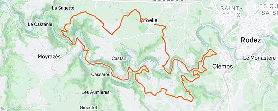 Carte de l'activité