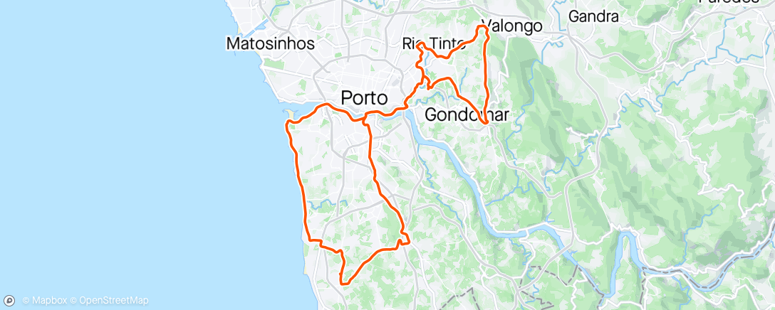 Map of the activity, Domingueira a Gondomar 🙌🏻