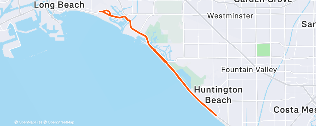 Map of the activity, Morning Ride