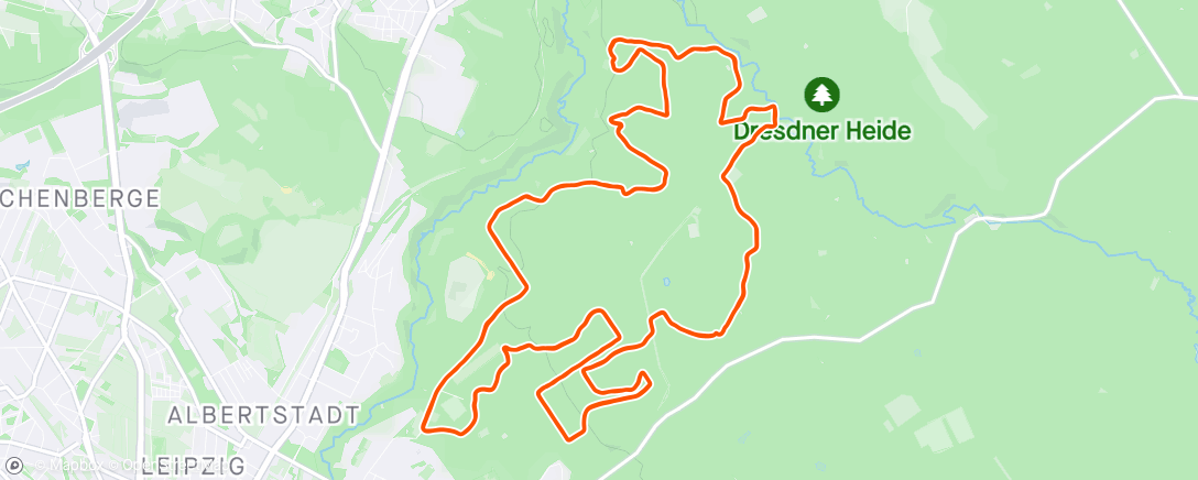 アクティビティ「10. MTB Marathon Dresden」の地図