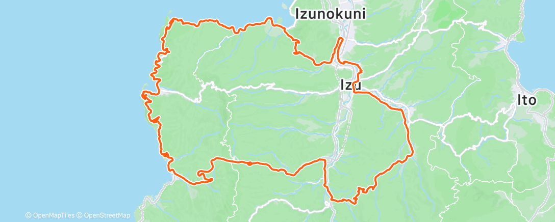 Map of the activity, ランチタイム ライド