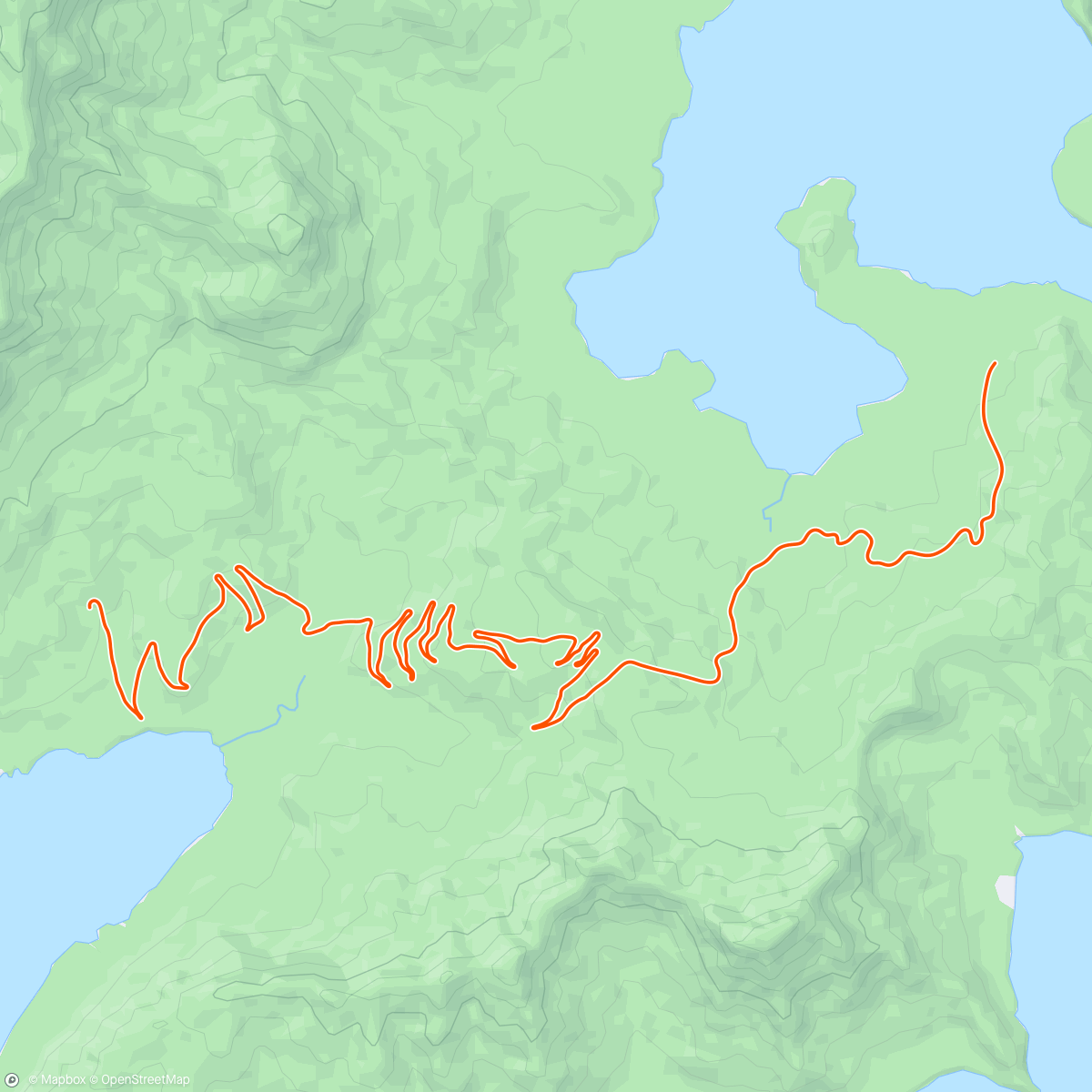 Map of the activity, Zwift - Race: Road To Sky on Road to Sky in Watopia
