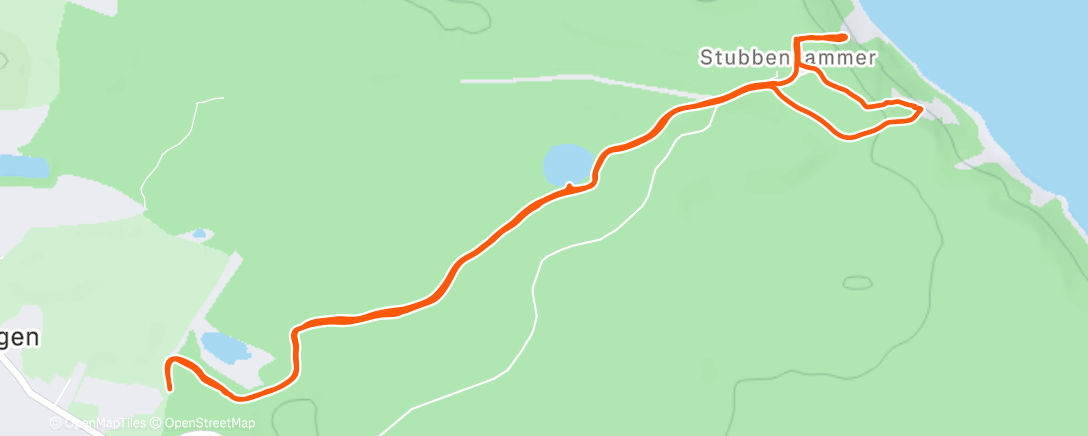 Map of the activity, Spaziergang am Nachmittag