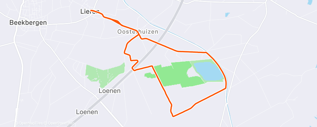 Карта физической активности (Namiddagloop)