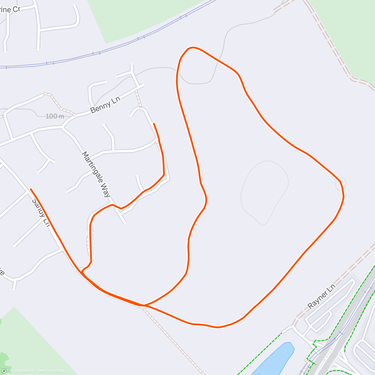 Map of the activity, Walk with Dapple