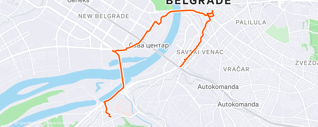 Карта физической активности (Дубак и ветер)