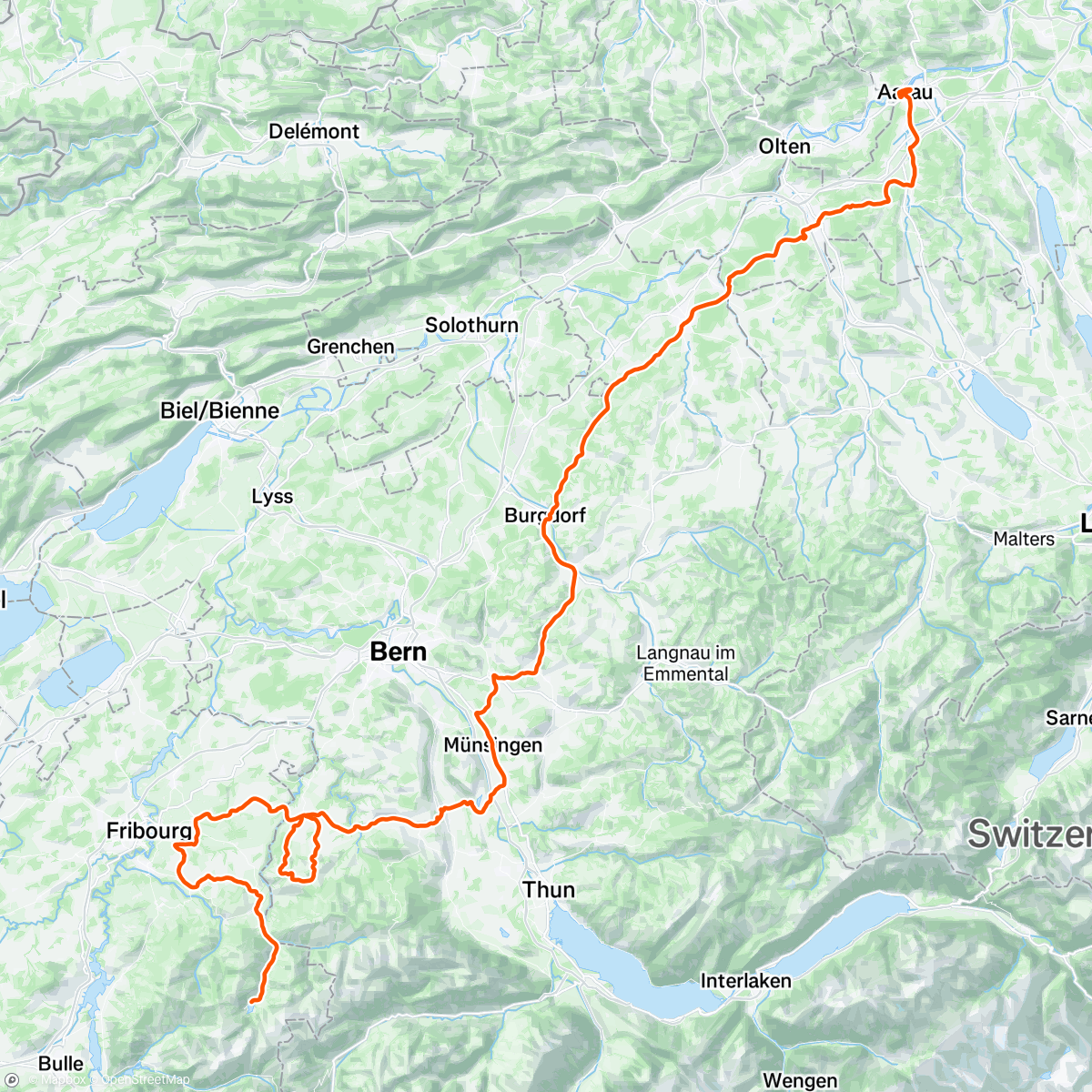Map of the activity, Suisse stage 2