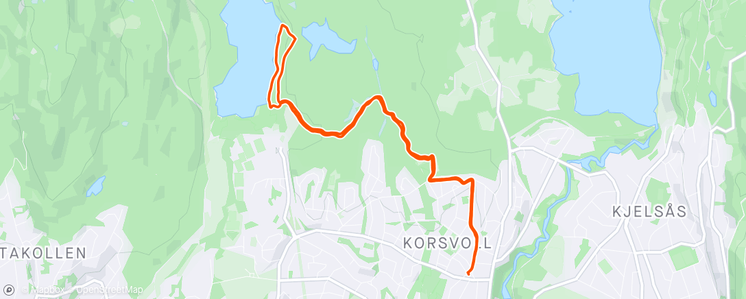 Map of the activity, Til Svartkulp i vårsol ☀️