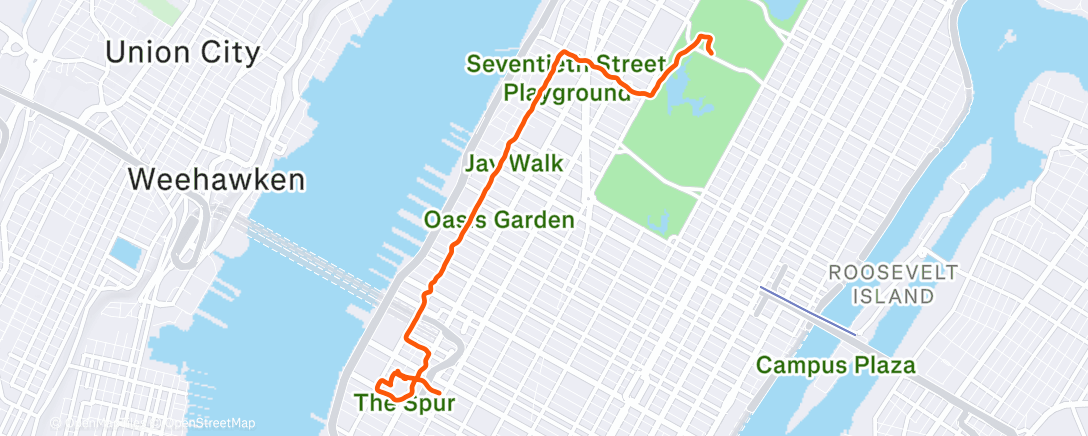 Map of the activity, => The Edge