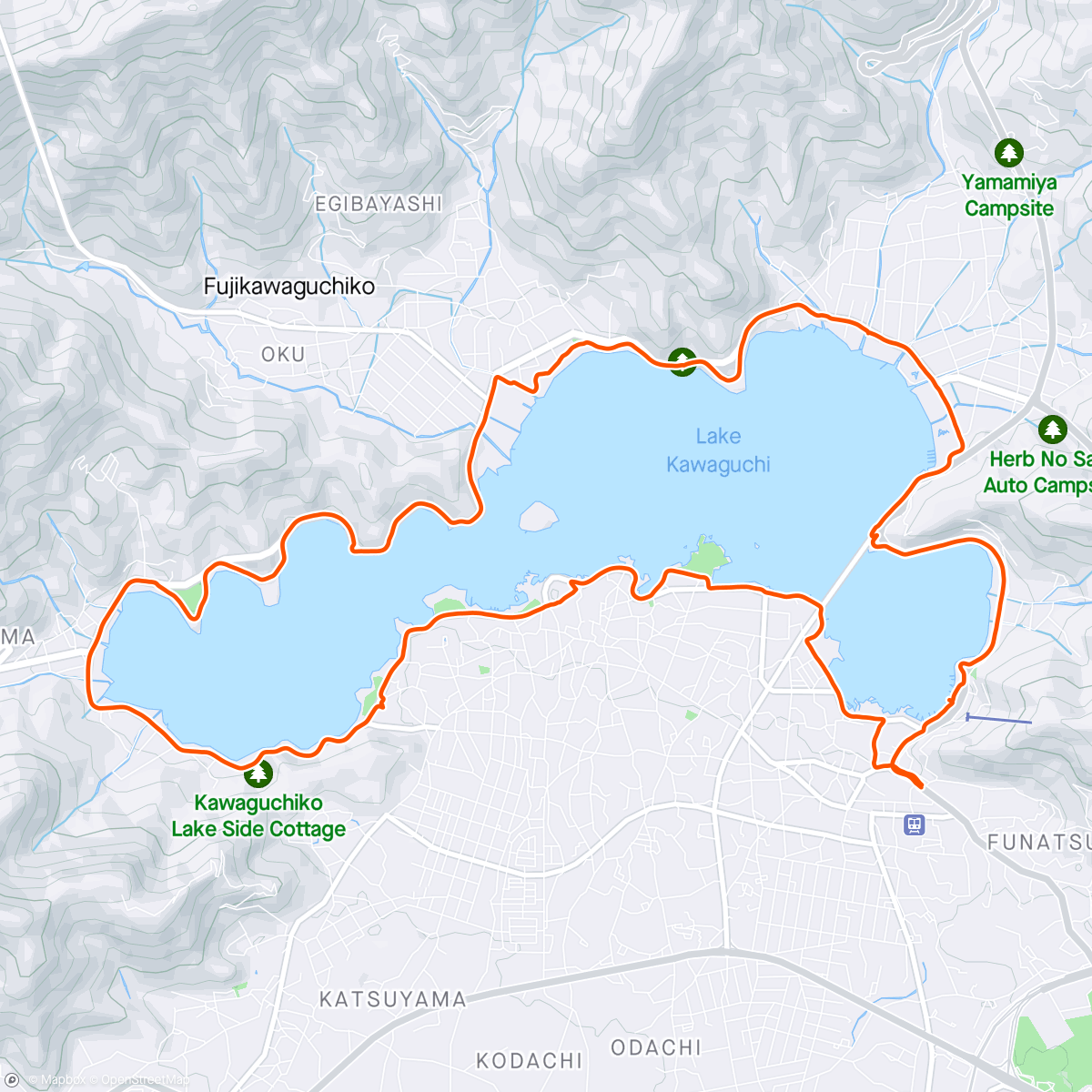 Map of the activity, Morning Family Ride