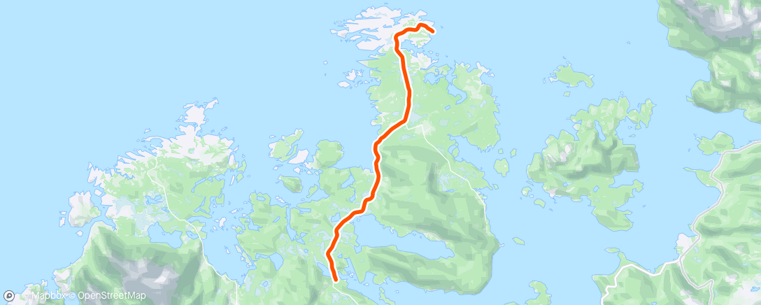 Map of the activity, Afternoon Classic Nordic Roller Ski