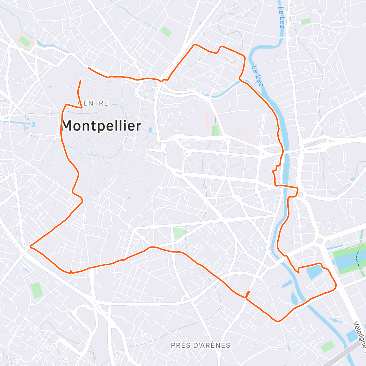 Map of the activity, #50mns#