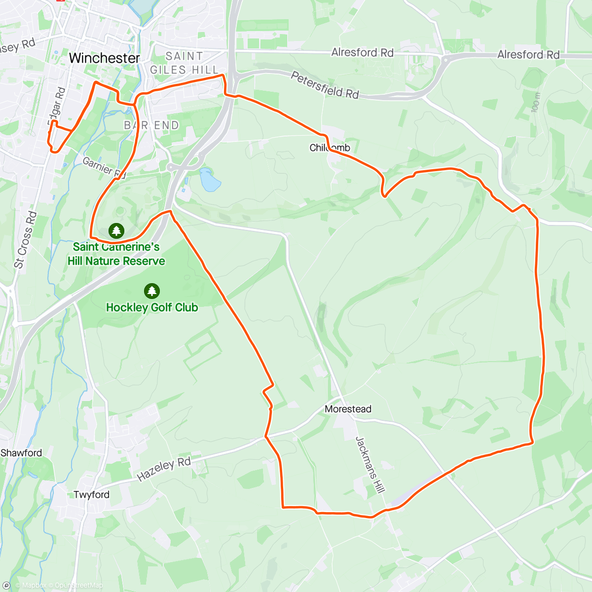 Map of the activity, Cannondale Slate first ride