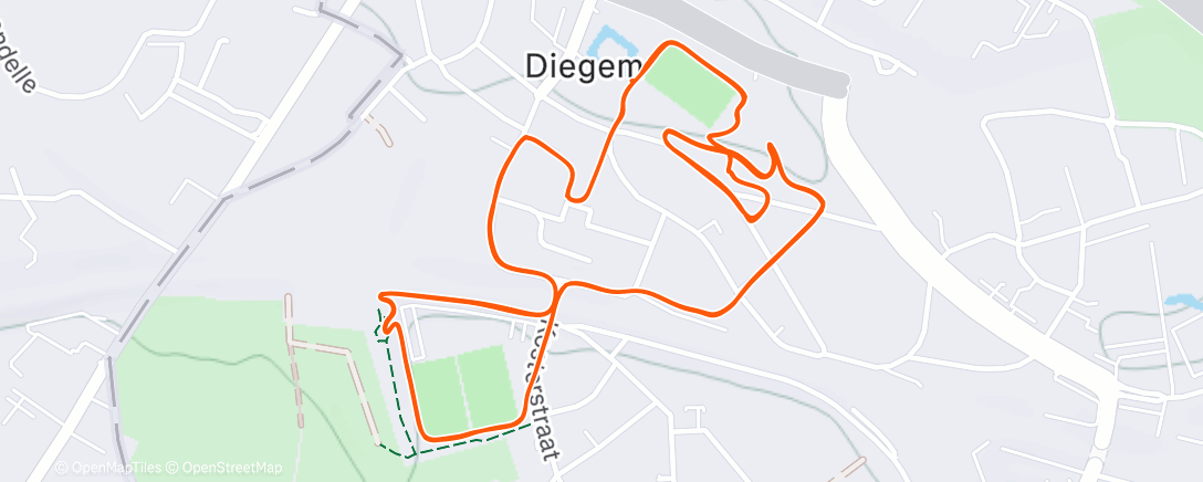 Map of the activity, Recon Diegem 🔦
